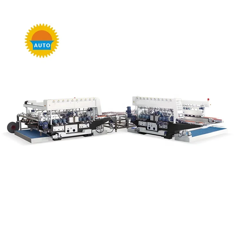 China Low Price Glass Processing Tool Multi Angle Double Glass Edge Grinding Polishing Machine