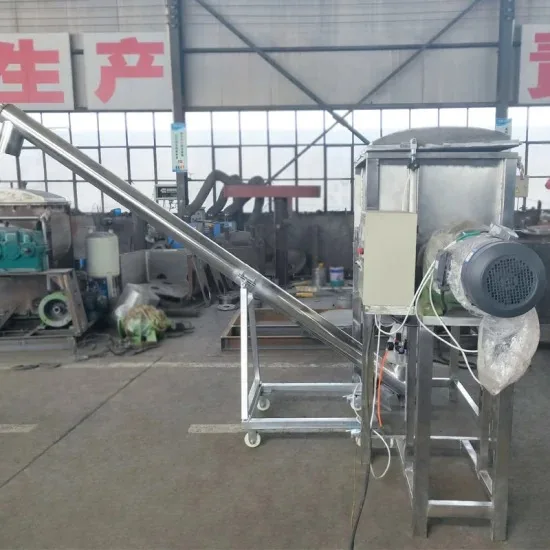 factory price 50kg laundry detergent washing powder ribbon blender mixing machine equipment
