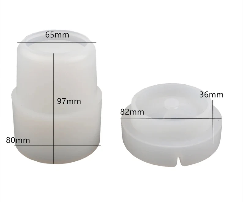 S1712 car ashtray mold silicone epoxy resin mold