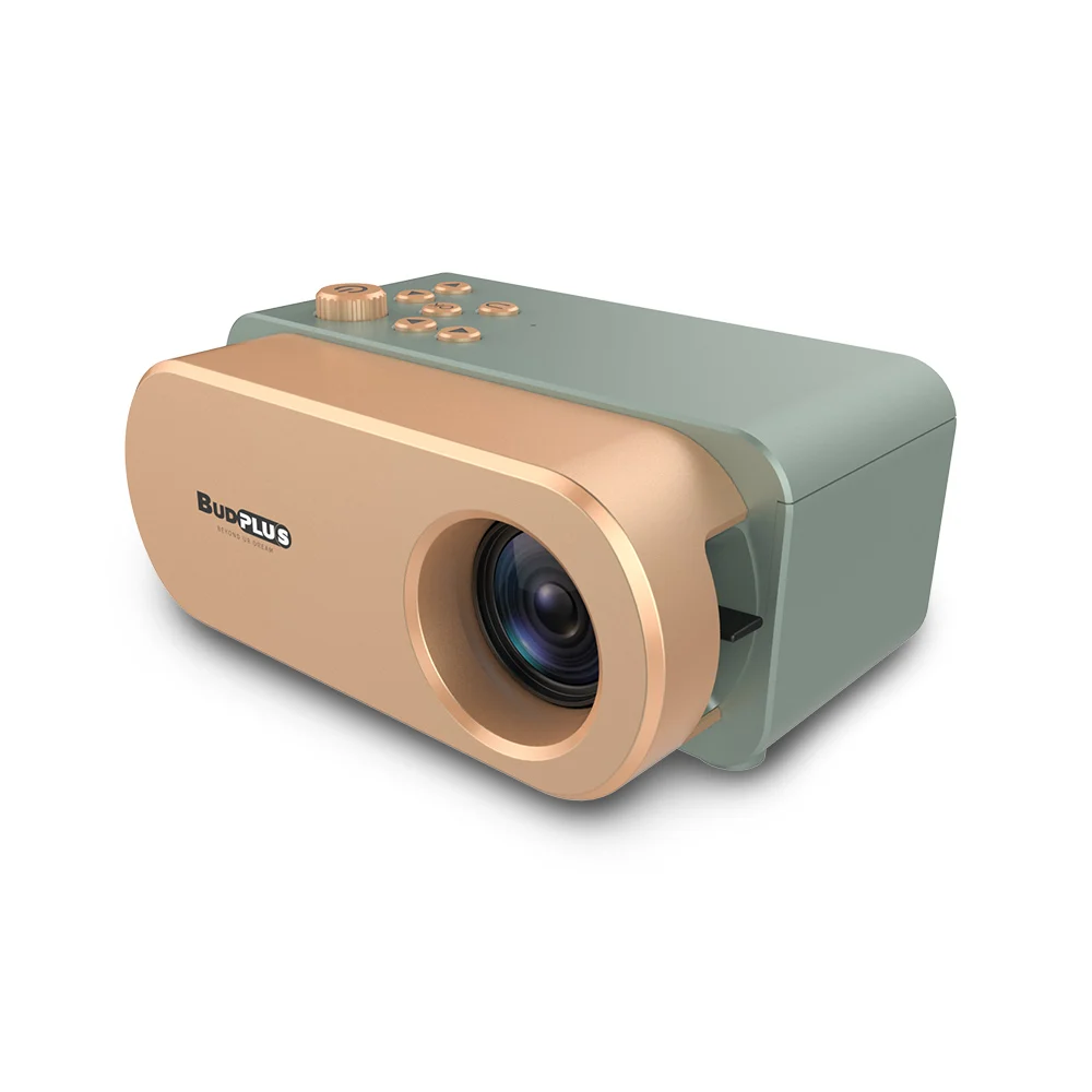 budplus v1 mini projector 4K 1080P led portable 600*360 shorthrow projector for class pixels smart tv projector 4k home theater