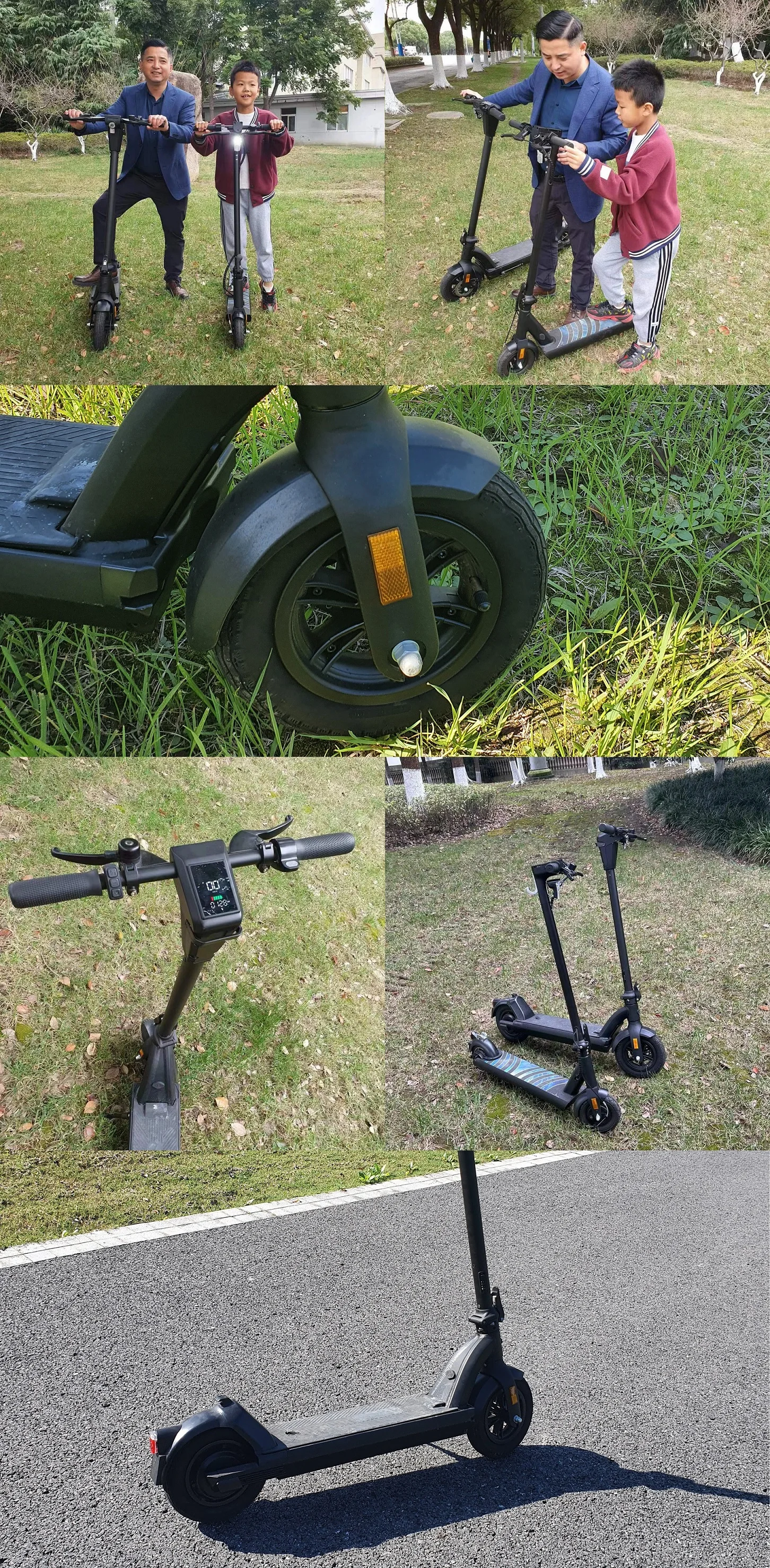 Fast Electric Scooter 250w Motor 8 inch 36V 7.5Ah Waterproof Foldable Off-road Electric Scooter
