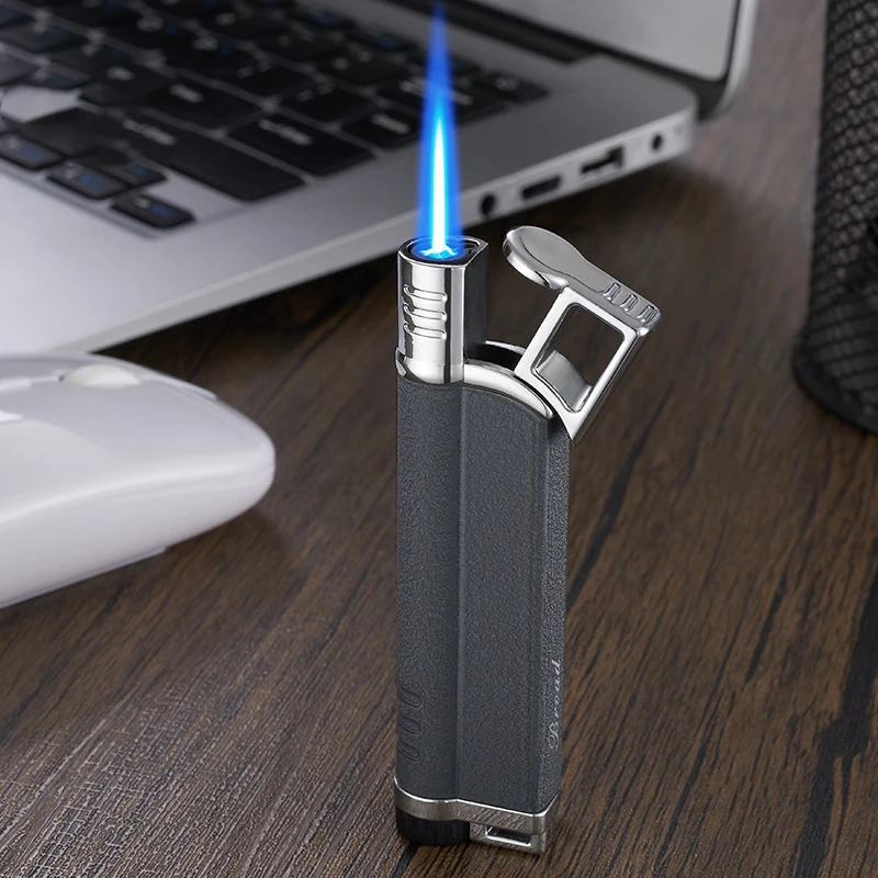 New Arrivals Single Flame Jet Lighter CUSTOM LOGO wholesale cheap price smoking sets windproof portable cigar cigarette lighters