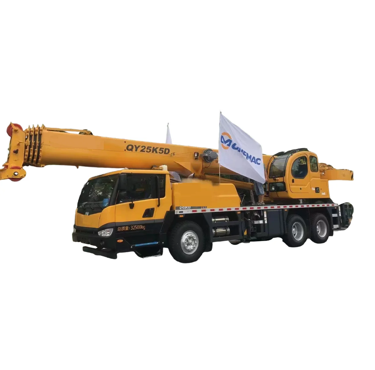 STOCK 25ton Crane QY25K5D 6 Wheels Truck Crane Mobile Cranes with Ourtiggers in Dubai