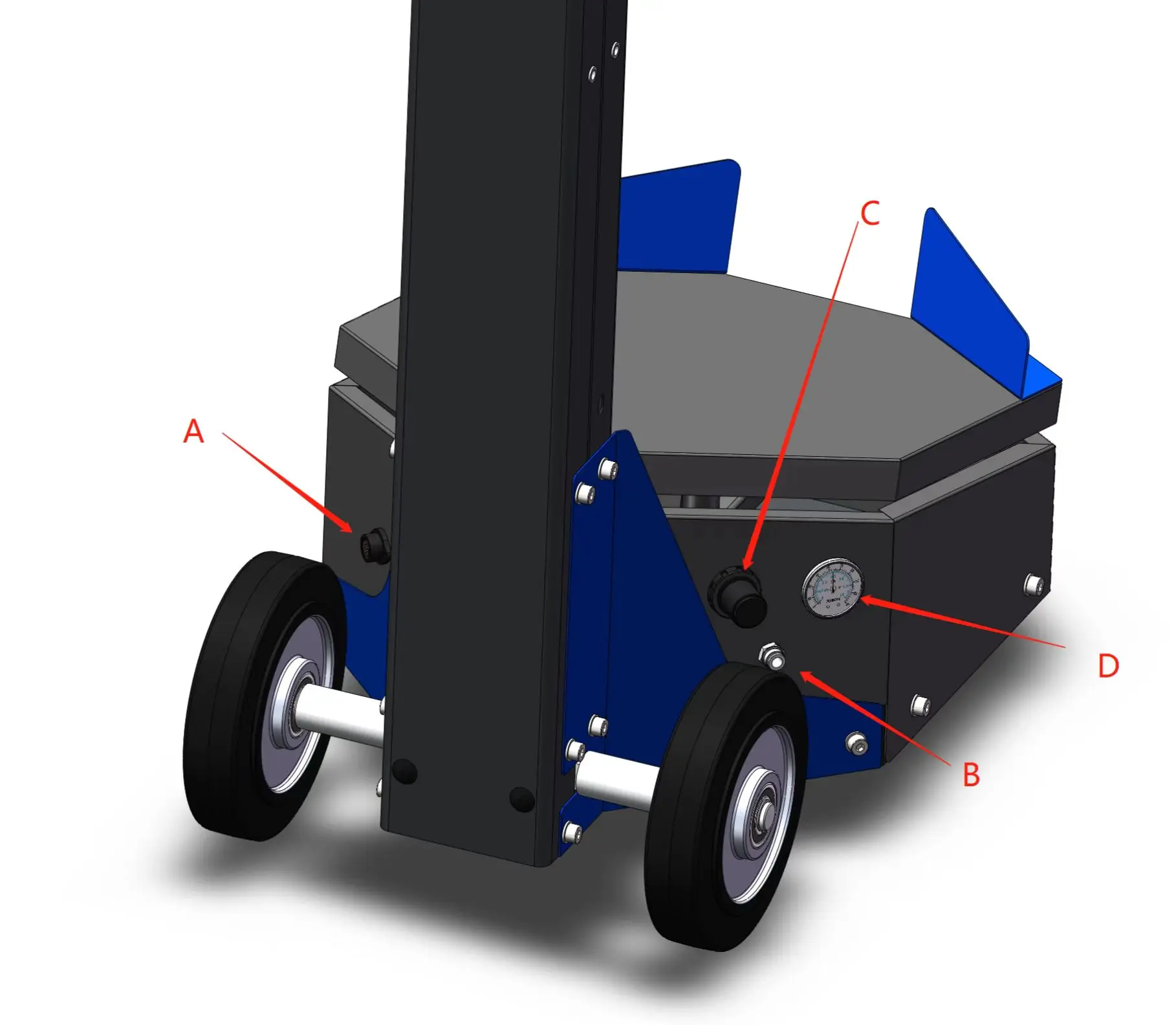 Box Feed Manual Powder painting gun