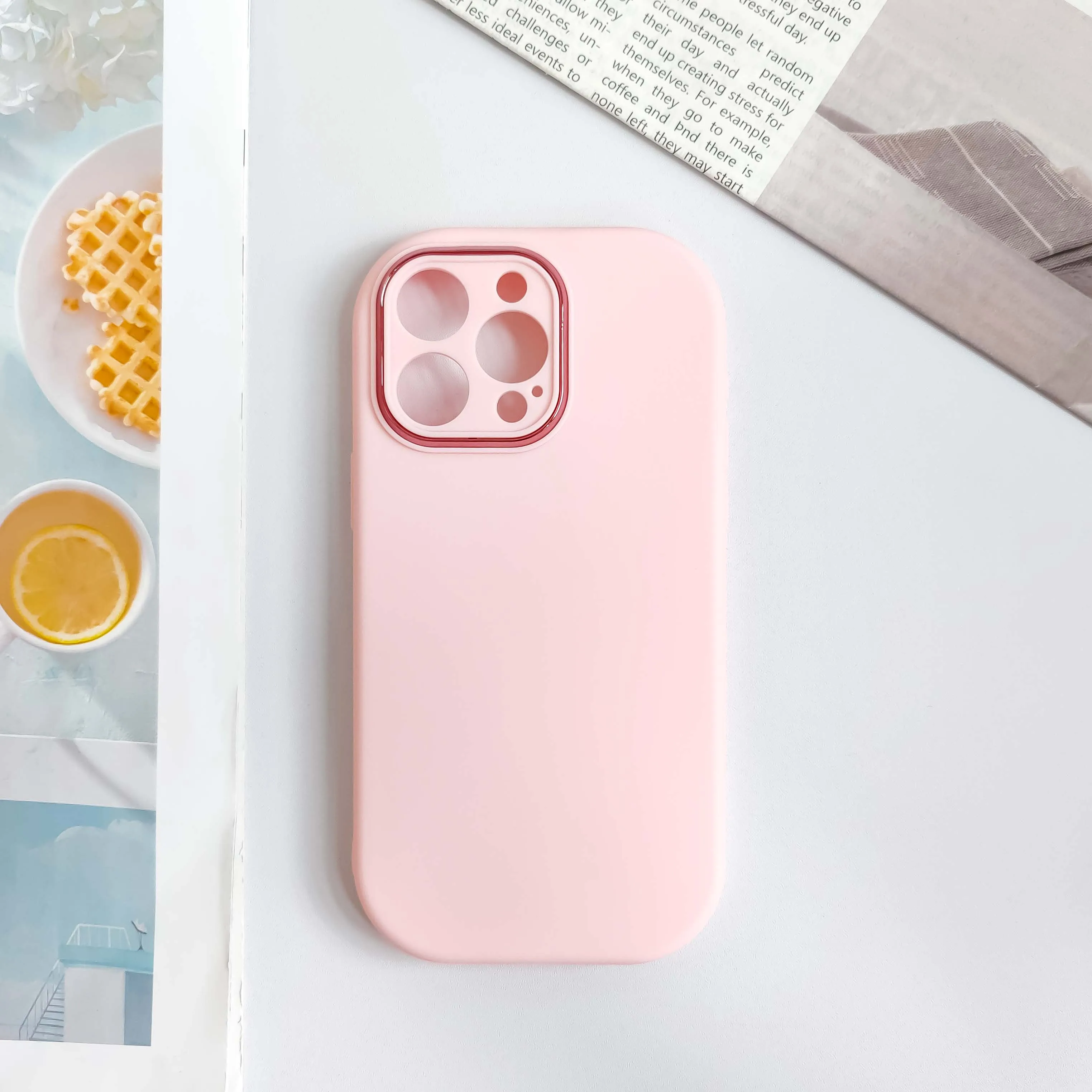 Beautiful Macaron color Full lens camera protector Premium hybrid high quality phone Case for Iphone 16 pro max 15 pro 14