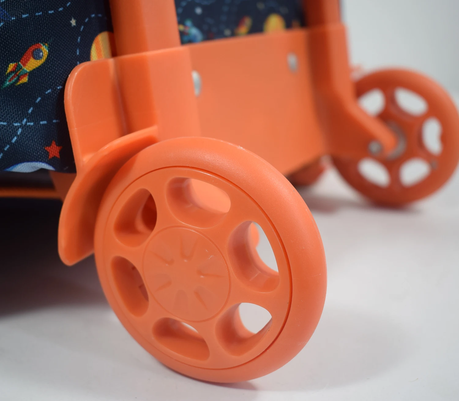 Romantic Planet Print Trolley Bag Waterproof Strong and Durable Carry-On Suitcases Luggage Set with Wheel for Outdoor Gym Use