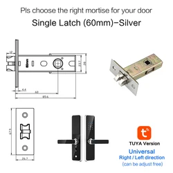 Waterproof smart lock alexa App Fingerprint Keyless for Home Finger WIFI Digital Lock Remote Control tuya TT smart locks