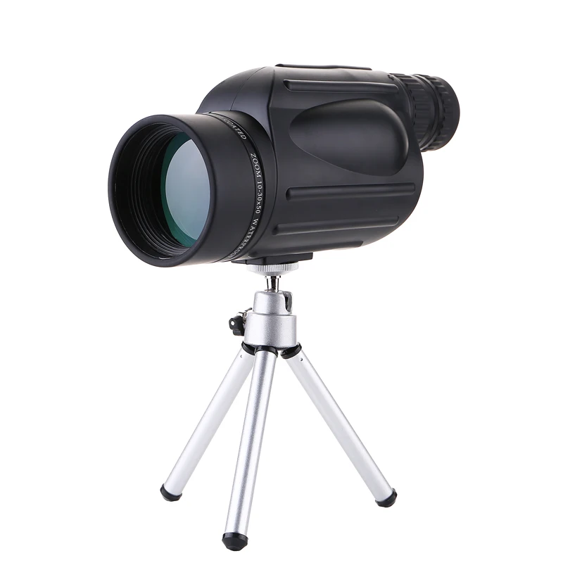  Бинокль Gomu 10-30X50 водонепроницаемый Монокуляр с азотом HD зумом для охоты ударопрочный