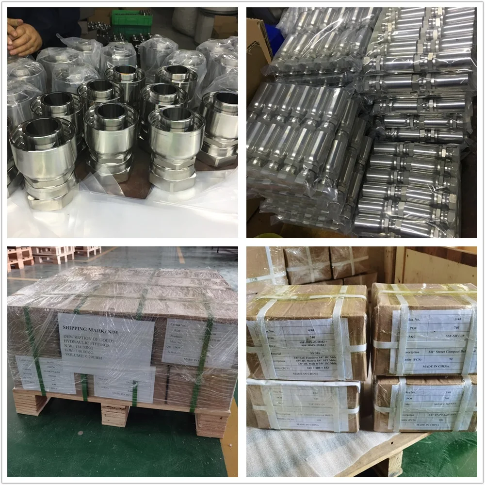  Свинцованные фитинги для шлангов Jic/NPT/Bsp/метрические