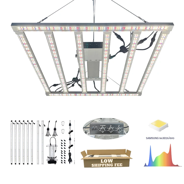 Original LM301H Evo Balanced PPFD Grow Lights 480W Full Spectrum Smart App 3 Channel UV IR 4*4ft Indoor Plant Led Grow Lights