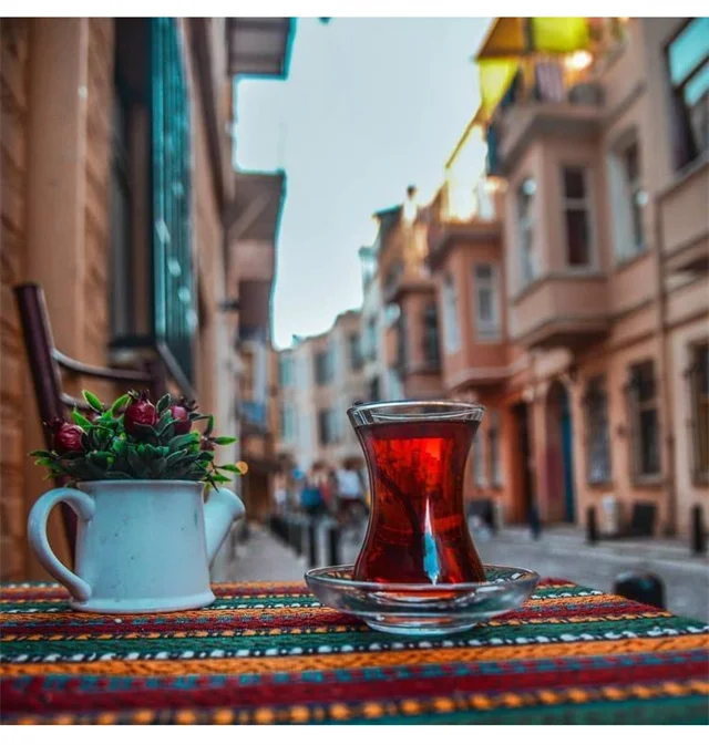 Factory Wholesale Arabic Tea Glass Cup Moroccan Turkey Black Tea Glass Cup With Saucer