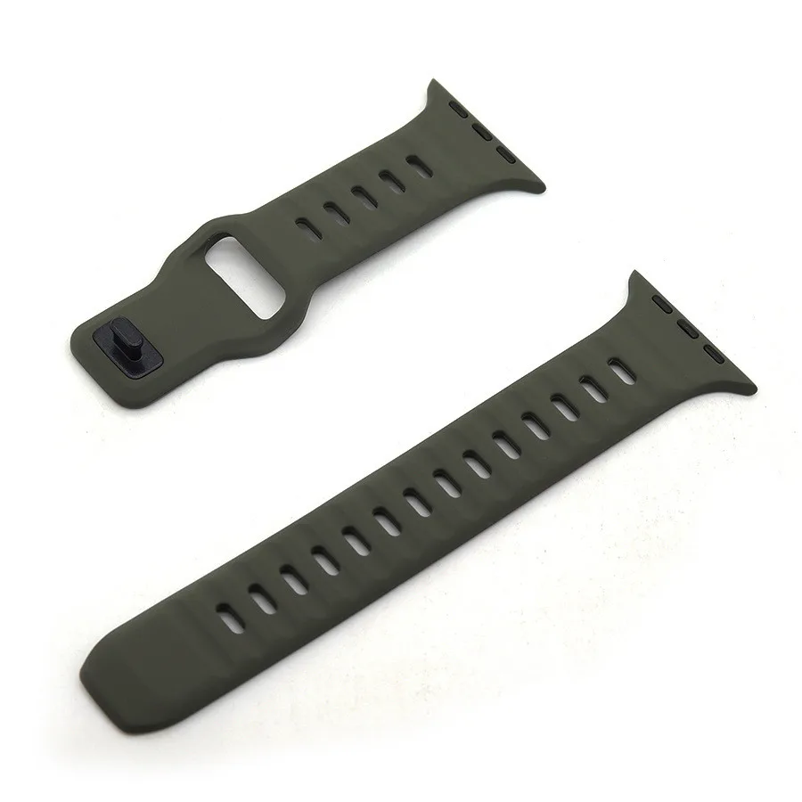 Best-selling new design with a variety of colors can be counted as silicone for apple watch ultra strap