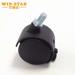 black nylon caster wheel for office chair furniture hardware