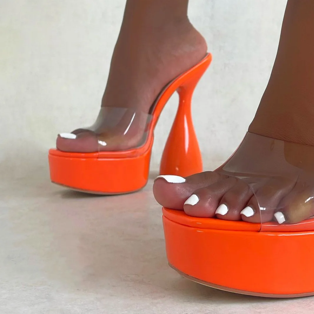 Most popular shoes women heels sandals slide on mules women platform shoes supplier in Chengdu China