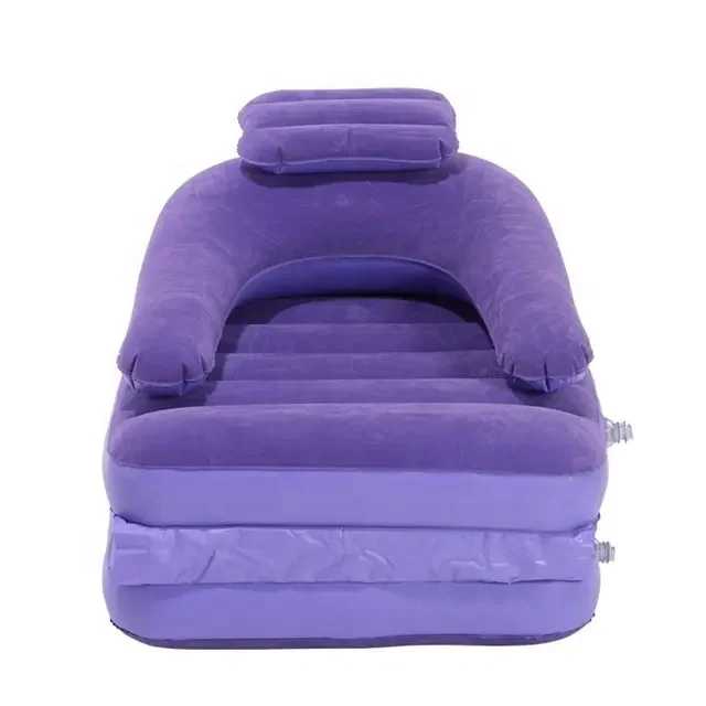 High Quality Inflatable Couches Air Sofa Bed Blow Up Sofa Lounger for Camping Waterproof furniture