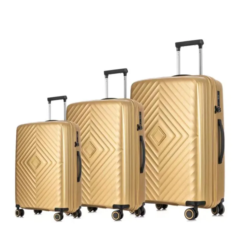 High Quality Customized 100% PP Hard shell Trolley Luggage Bag Wholesale Suitcase for Travel Bag Luggage Sets