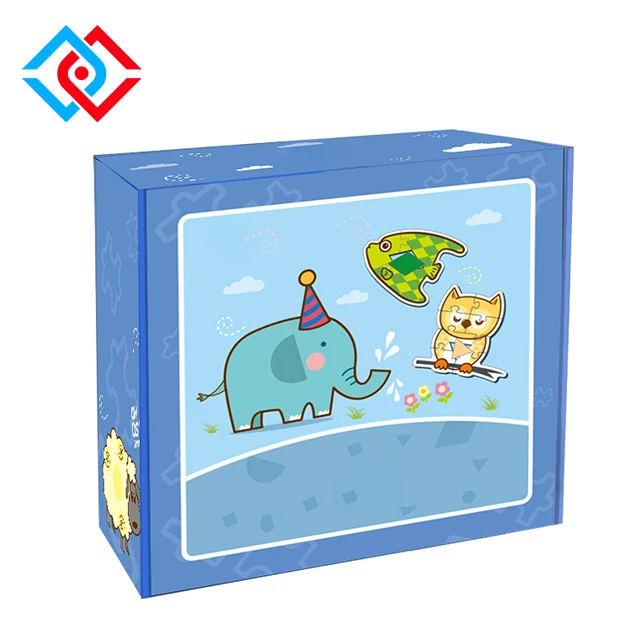 
Jigsaw Puzzle Custom Printed Thick Chipboard Kids Toy Educational 3d puzzle game 