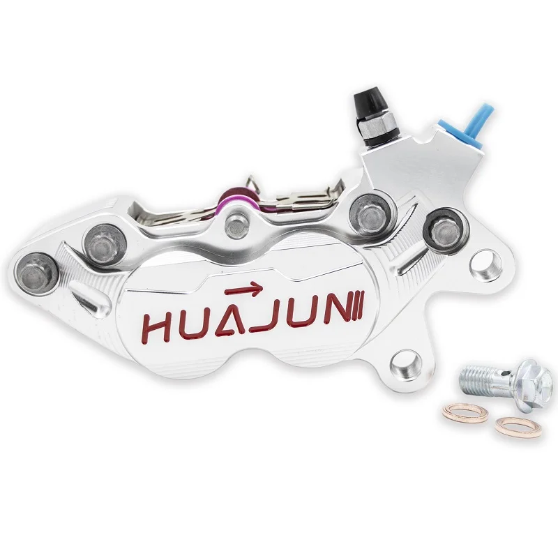 Большой штангенциркуль переднего и заднего колеса модифицированный CNC высокотемпературный устойчивый Электромобиль нижний насос масляный тормоз