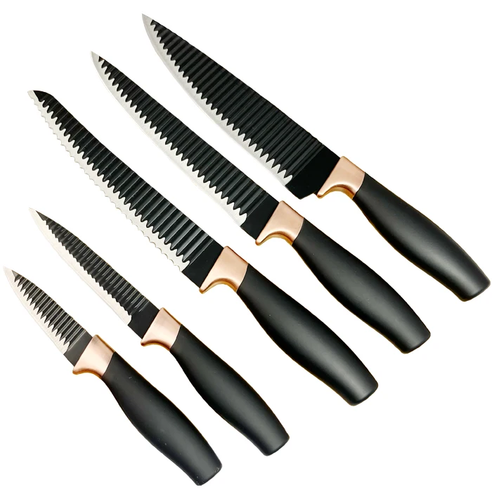 Hot Selling Non-Stick 6pcs Knife Set Stainless Steel Knife Sets