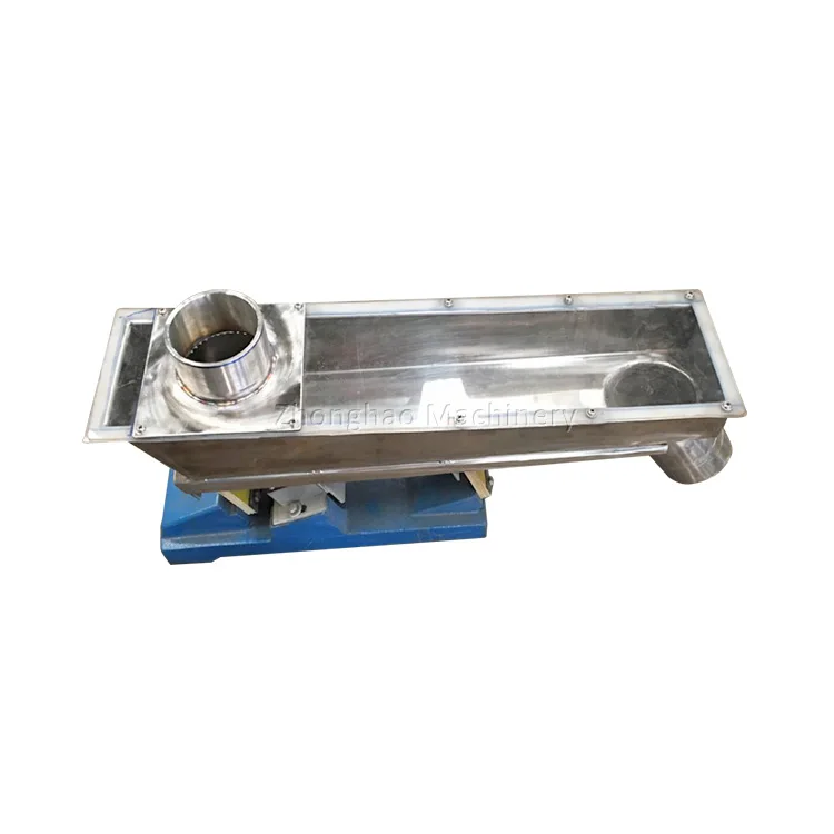 GZV4 GZV5 Stainless Steel Tray Small Electric Magnetic Coal Vibrating Hopper Feeder For Silo