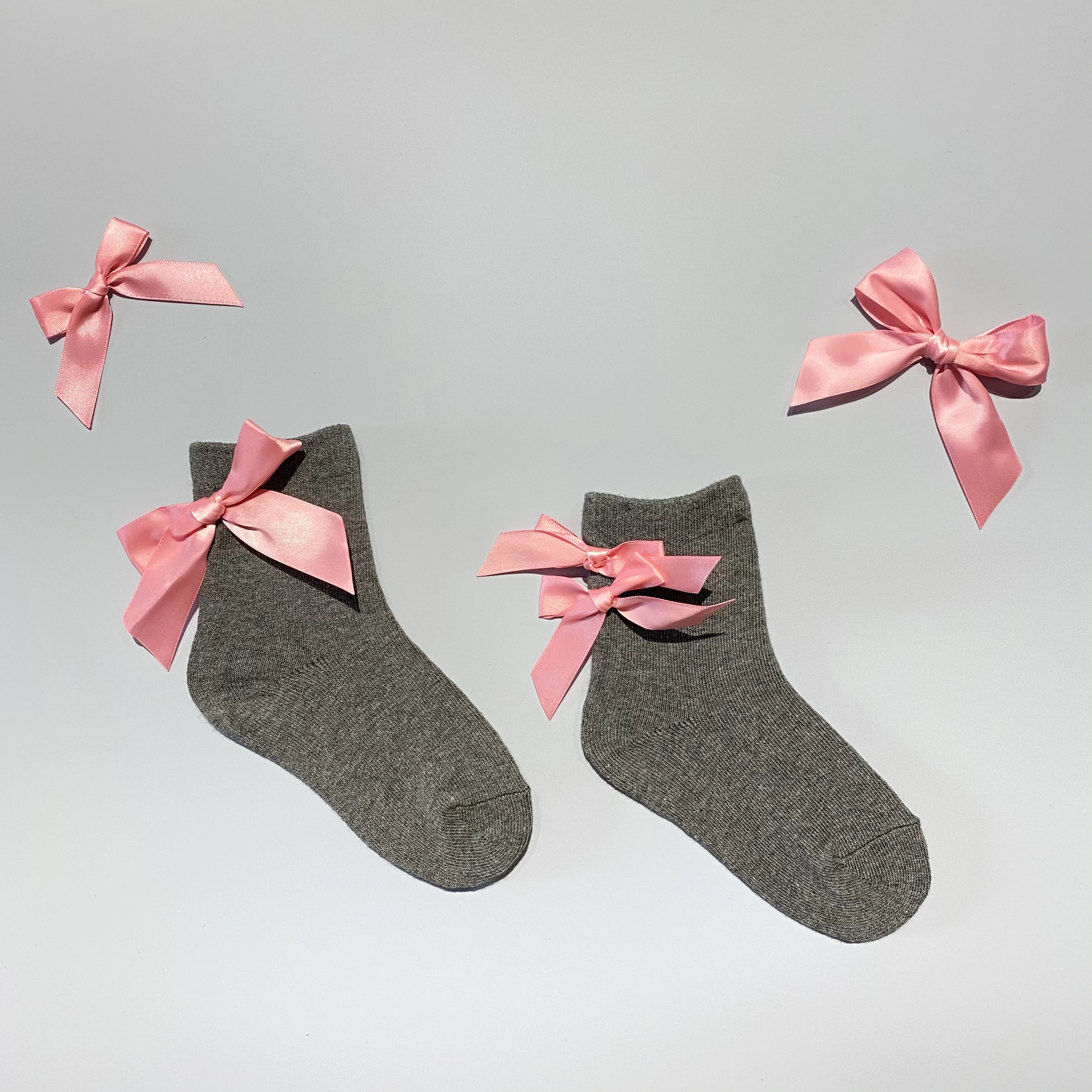 Kaigeng Chip Capacitors Breathable Girls Sock Custom Ribbons Socks Unisex