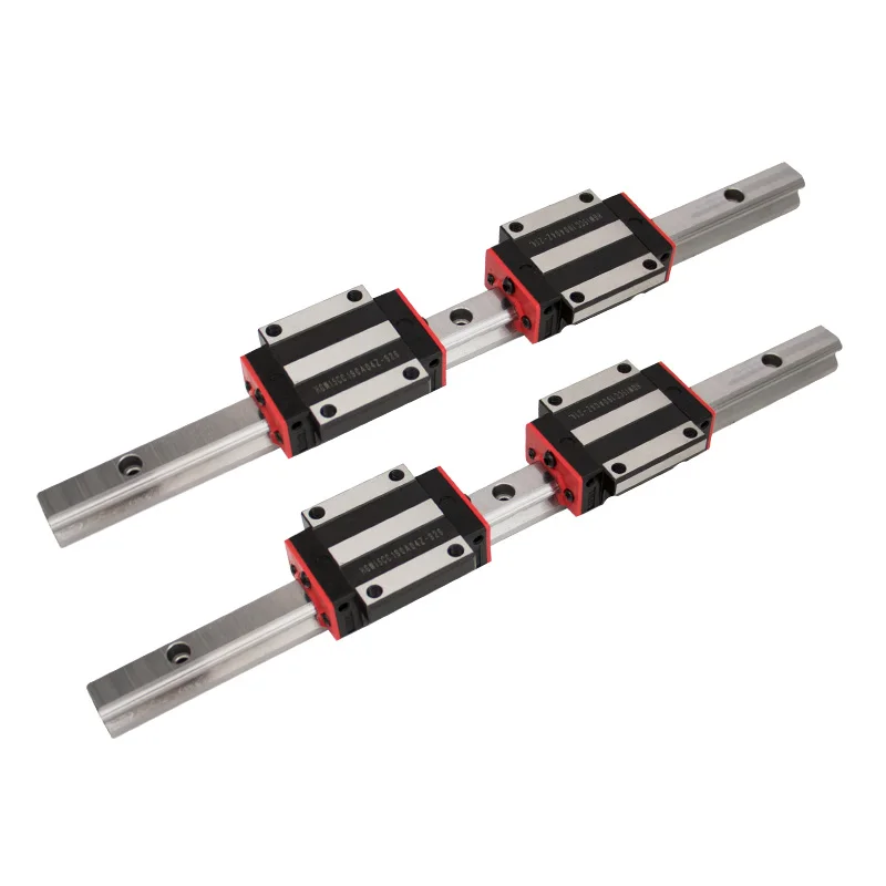  25MM LINEAR rails HGR25-1000mm 2 pcs +4 Square type carriage bearing block HGH25CA/HGW25CC FOR