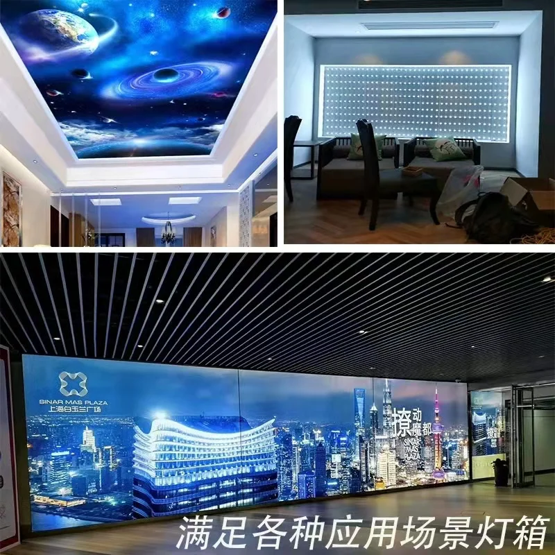 backlit light box led strip light bar SMD2835 3030 led lattice diffuse led light strip 12V 24V 220V