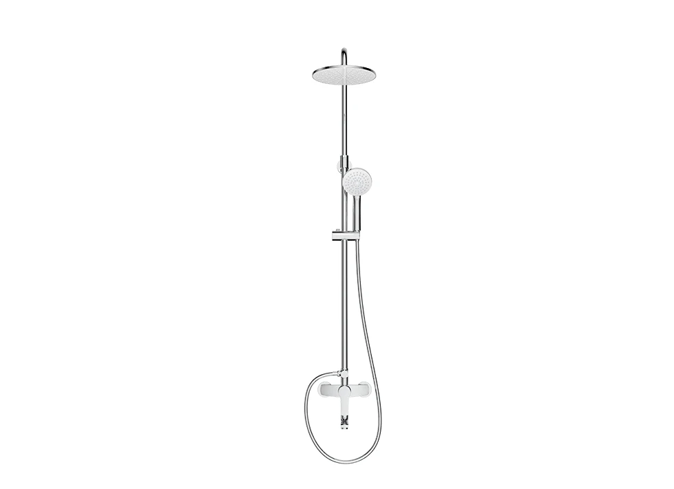 Antique Brass Bath Shower Faucet Set Polished Single Handle Mixer Tap Rain Spray Chrome Finish Ceramic Valve Factory Supplied