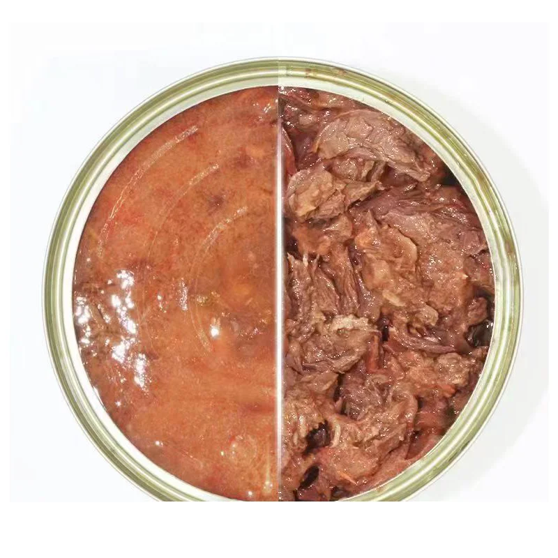 OEM Wholesale Factory 170g 375g 430g Cat Canned meats Pet Cans Salmon Chicken Tuna Beef Cat Wet Food For cat