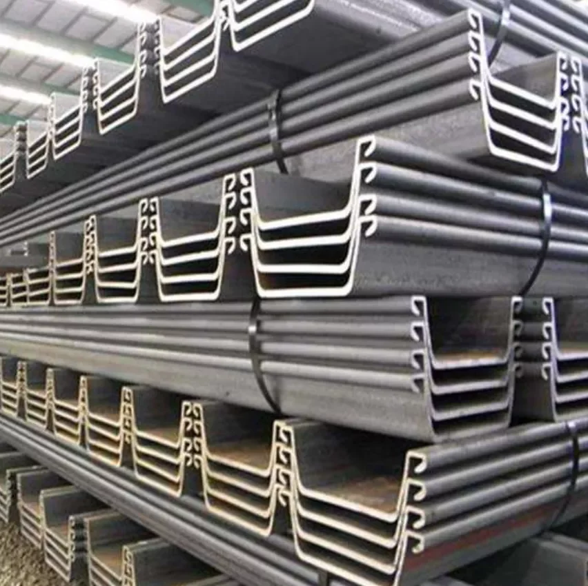 Low Price 10.5mm Thickness Sheet Piles   European Standard Pu22 U Type Larsen Steel Sheet Pile  Price List Type 2 Sy295
