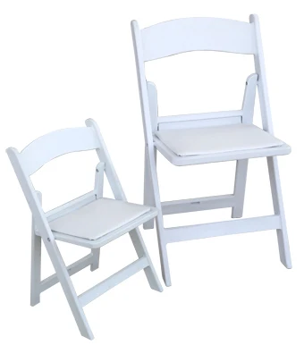 Factory white resin folding chairs for events  wimbledon chairs