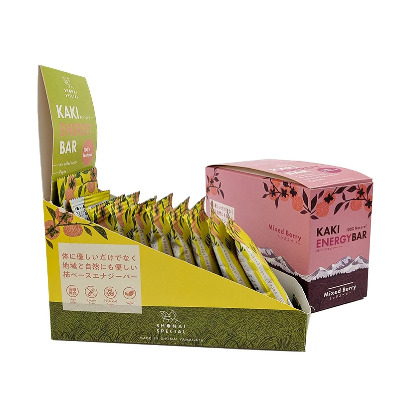 Custom Counter Display Packaging Boxes Protein Chocolate Bar Energy Supplements Small Bottle Packaging Cardboard Boxes