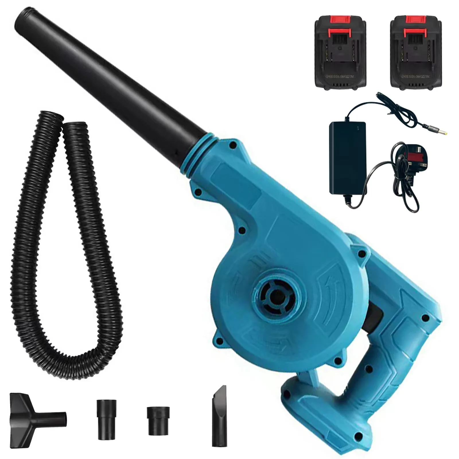 Cordless High-Pressure Electric Leaf Blower Industrial Handheld Machine for Leaf Blowing with Battery Included
