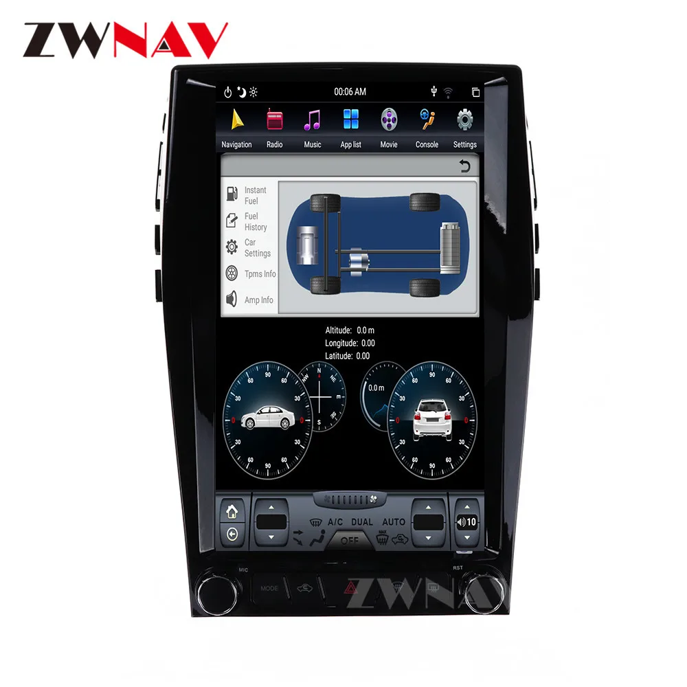 Для Ford EDGE 2015-2018 Tesla Style Android 9 автомобильный без DVD-плеера GPS-навигация Carplay головное устройство мультимедийный плеер Радио