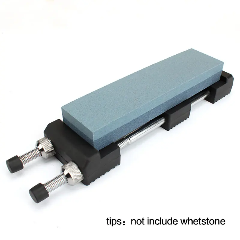 Stainless Steel Stone Standard Base Whetstone Holder for Knife Chisel Sharpening and Grinding