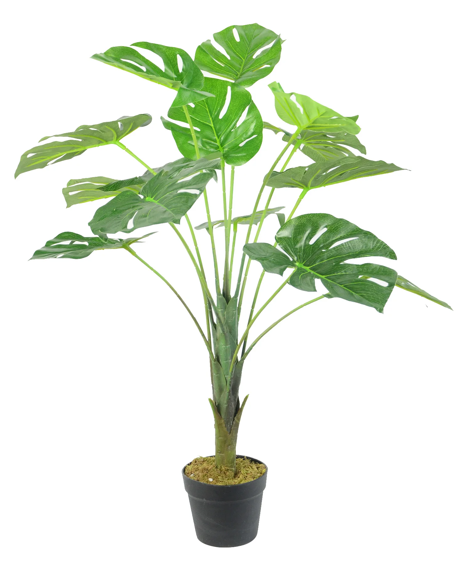 Artificial monstera handmade green plant