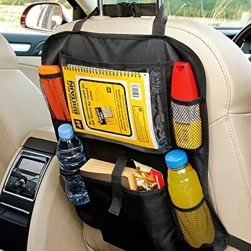 
Kids Back Seat Car Storage Bag Accessory Travel Polyester Car Back Seat Organizer Car Organizer 