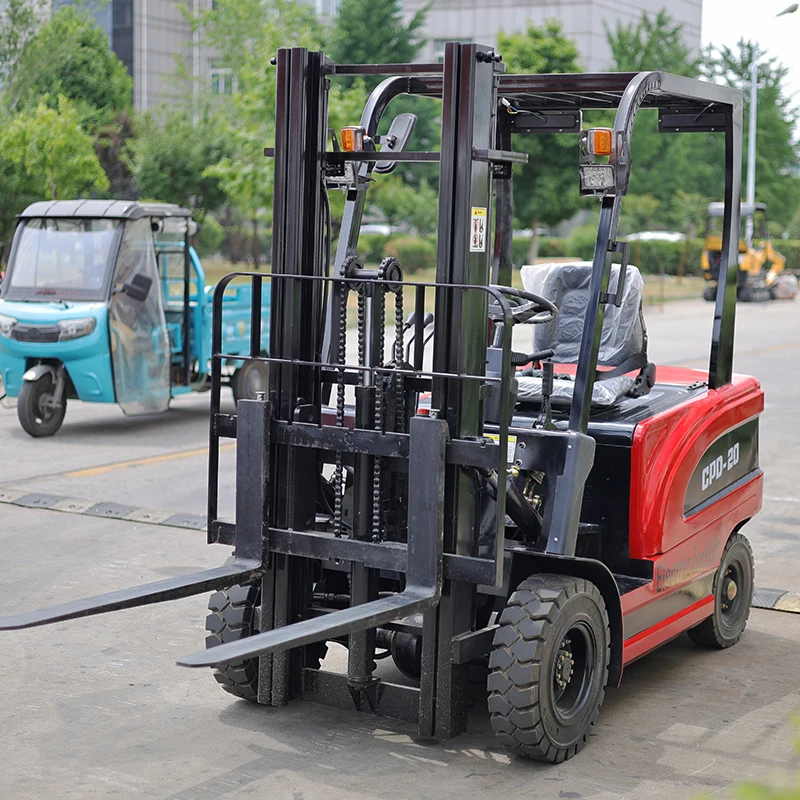 Economic electric fork lifts 1000kg 1500kg full electrical pallet stacker forklift with battery charger