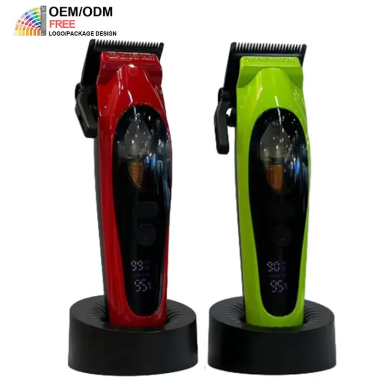 PRITECH New Magnetic motor 9000rpm high-speed haircut professional hair clipper for men with DLC