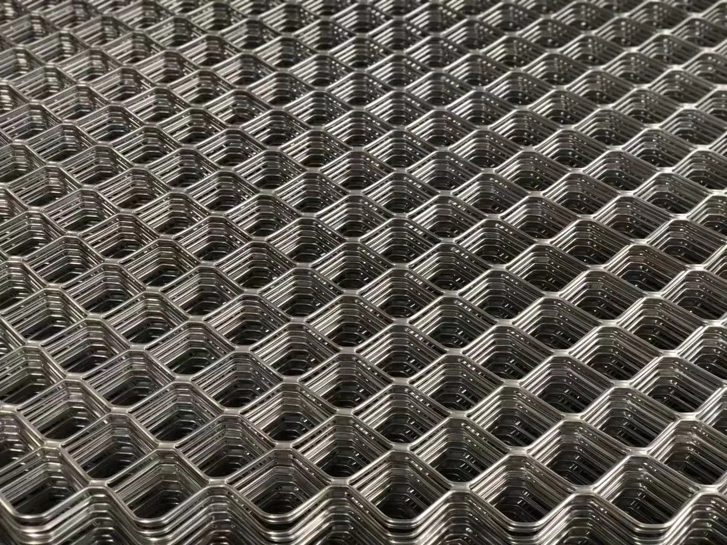 Hotsale Decorative Sheet Air Filter Diamond Hole Woven Aluminum Expanded Metal Mesh