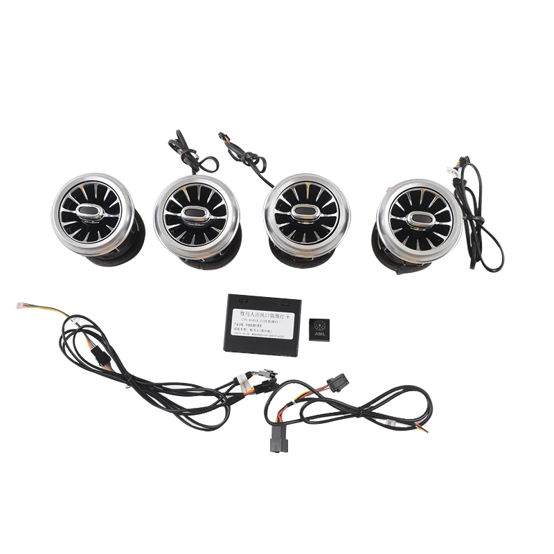 32 цвета передние турбо вентиляционные отверстия наружные Внутренние светодиодные фонари для Jeep wrangler jk light аксессуары кондиционирования воздуха