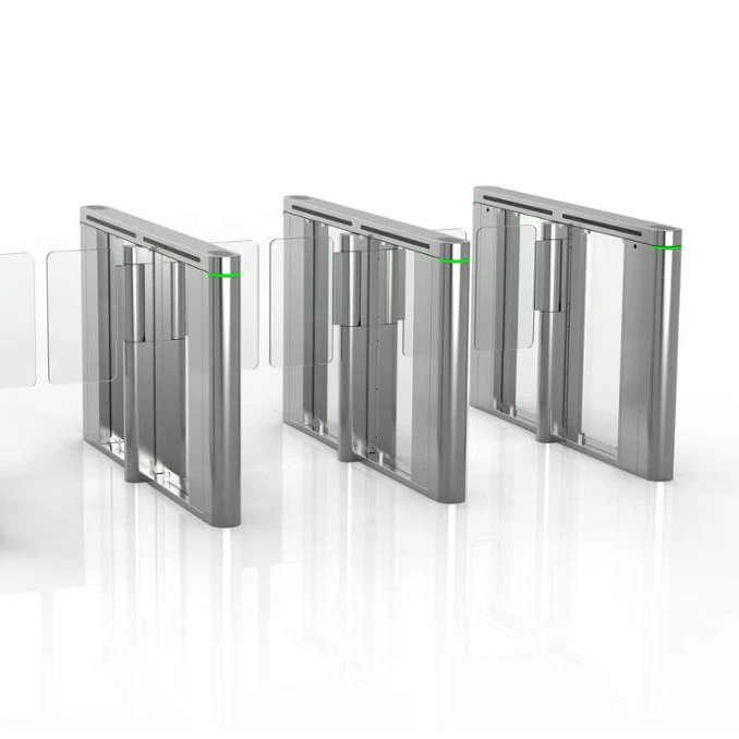 electronic fast speed swing barrier turnstile gate for office building