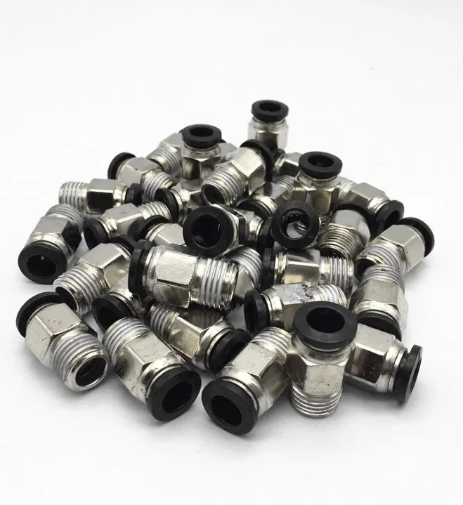 
FREE SHIPPING Accept customization 2pcs One Touch Push In Fittings DOT air line fittings PC8-1/4' for plastic tube 