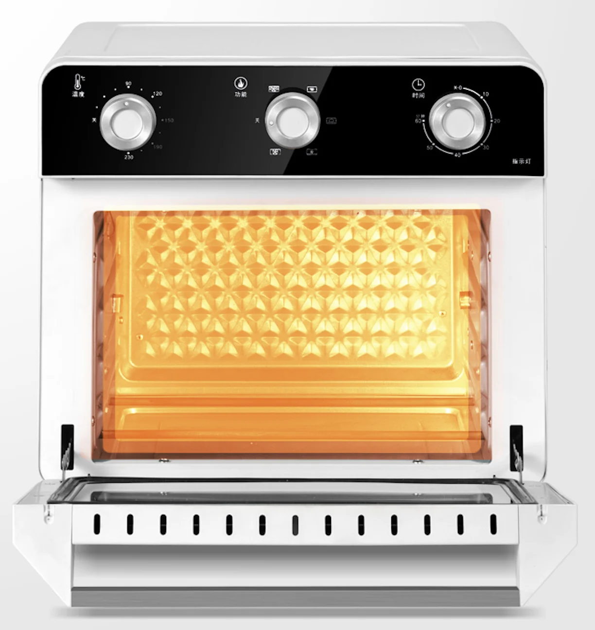 Caribbean 20L Multi-function Countertop Oven Toaster Air Fryer Combination Electric Oven