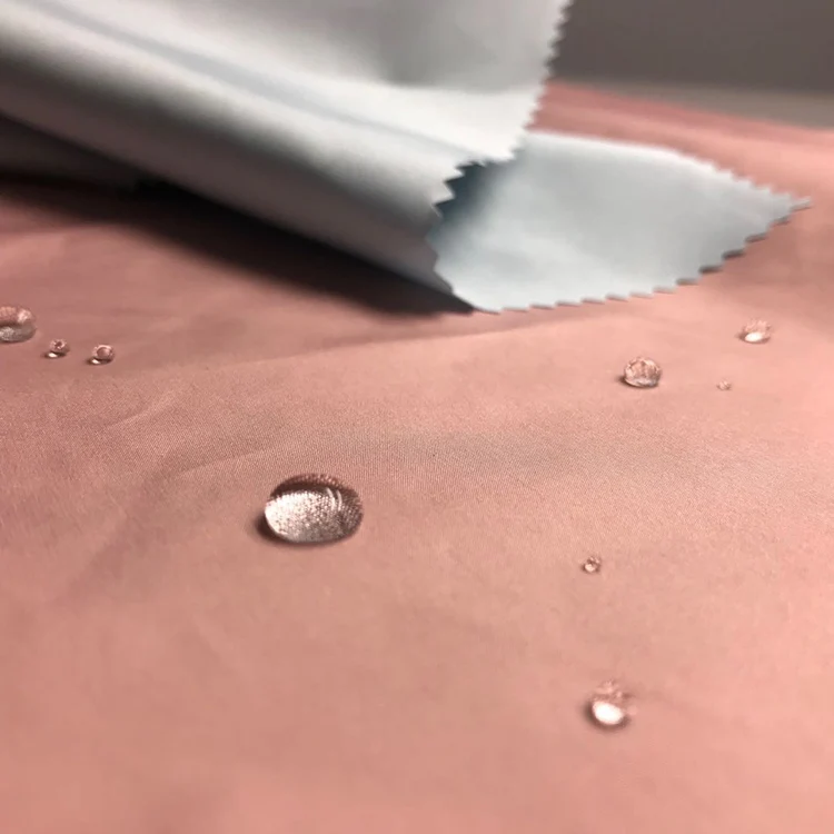 50D Plain High Density Polyester Poly Fabric Dewspo Fabric wholesale