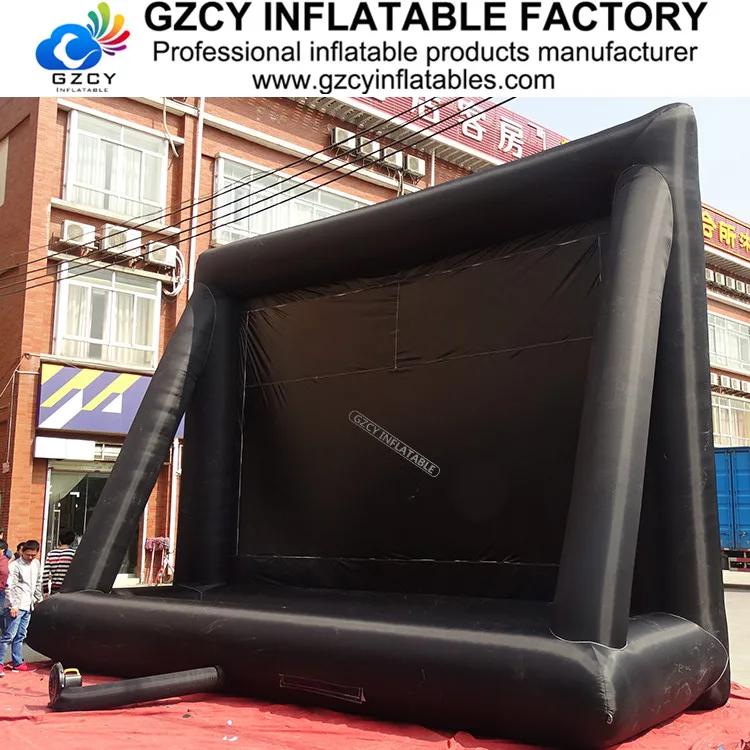 GZCY надувной завод оптовая продажа экран из ткани Оксфорд для кинопроектора