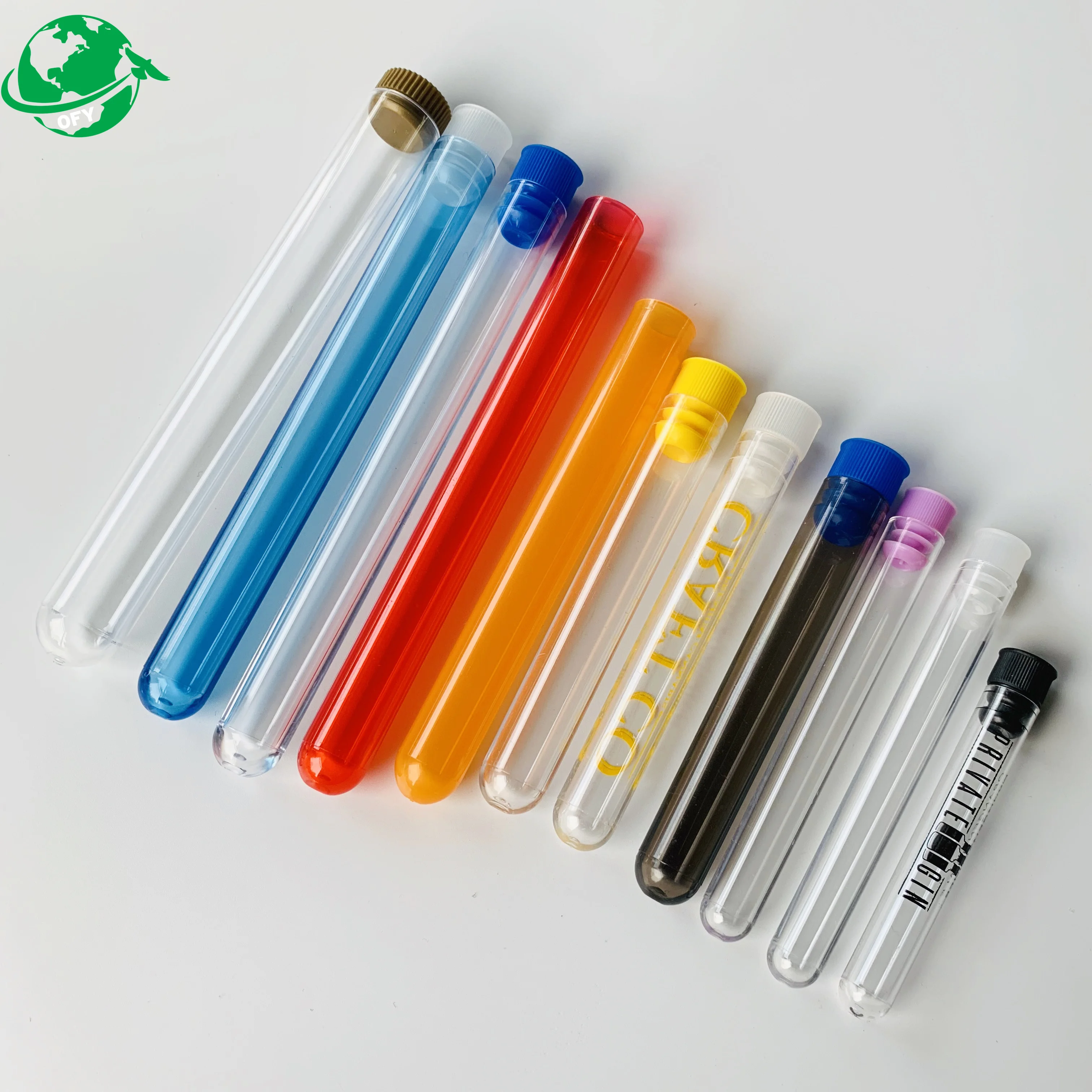 5 ml 10 ml 12 ml 15 ml 20 ml 35 ml Disposable Plastic test tube testing tube for laboratory medical using