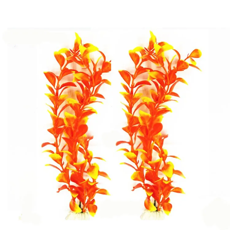 Pet Plastic Plants artificial water grass for Fish Tank Decorations Large Aquarium Decor and Accessories