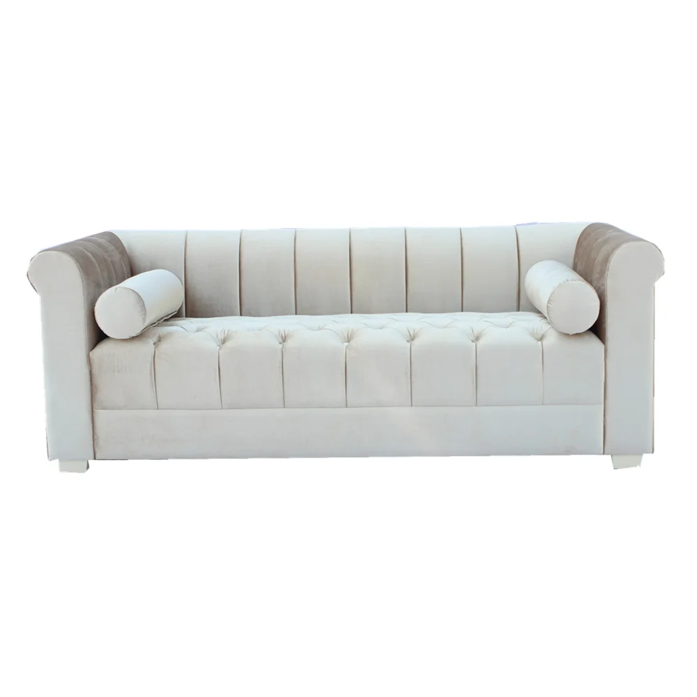 
Shanghai YiChi imports birch premium velvet hotel bedroom sofa 