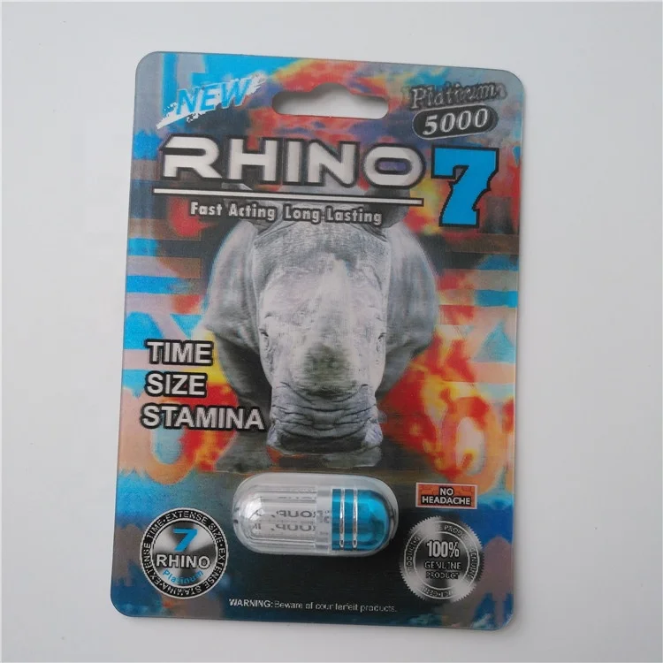 Customized Logo Blister Card Packaging PET Material For Male Enhancement Pills